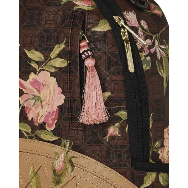 Sprayground Henny Floral AI multicolor, detalle cremallera