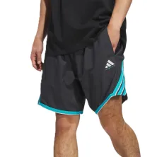 Pantalon corto Adidas Crazylite gris modelo