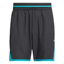 Pantalon corto Adidas Crazylite gris trasera