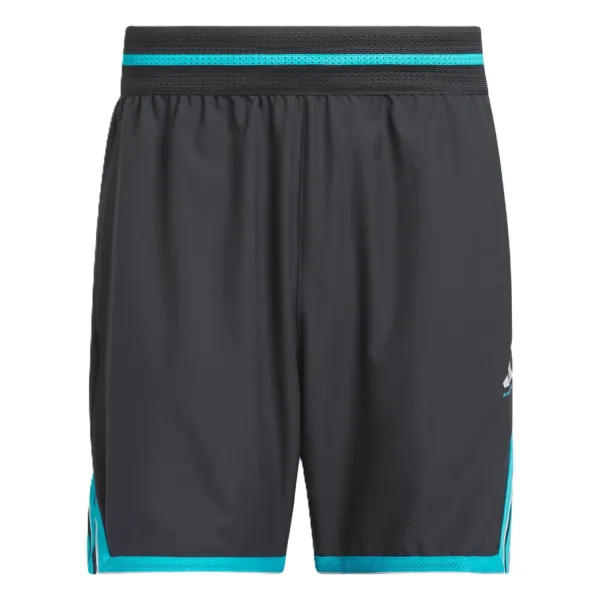 Pantalon corto Adidas Crazylite gris trasera