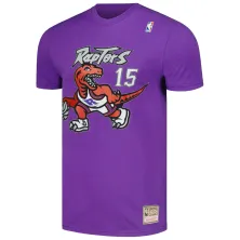 Camiseta Vince Carter Mitchell & Ness N&N Toronto Raptors Violeta