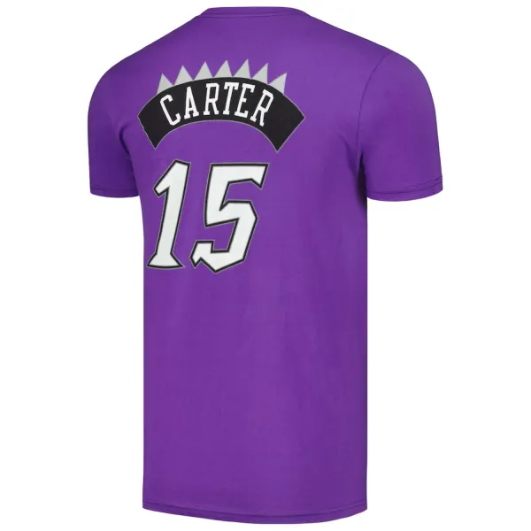 Camiseta Vince Carter Mitchell & Ness N&N Toronto Raptors Violeta