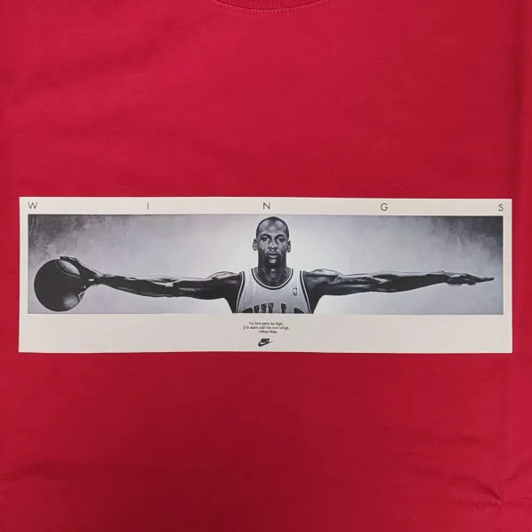 Camiseta Jordan Wings Photo Roja