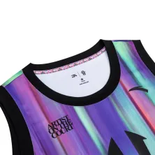 Camiseta de baloncesto multicolor Anta Kai Artist on Court, cuello Camiseta de baloncesto multicolor Anta Kai Artist on Court, cuello