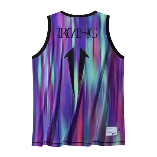 Camiseta de baloncesto multicolor Anta Kai Artist on Court, espalda Camiseta de baloncesto multicolor Anta Kai Artist on Court, espalda