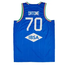 Camiseta Datome Italia azul trasera Camiseta Datome Italia azul trasera