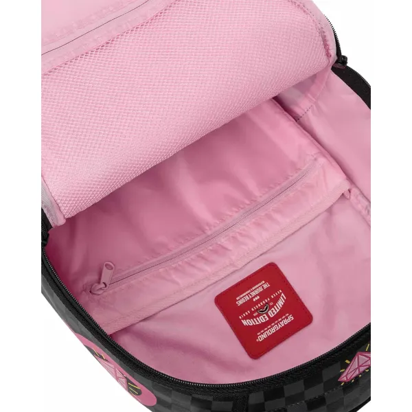 Sprayground Pink Panther Drippy Diamonds interior