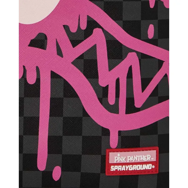 Sprayground Pink Panther Drippy Diamonds etiqueta