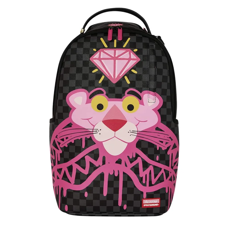 Sprayground Pink Panther Drippy Diamonds frontal