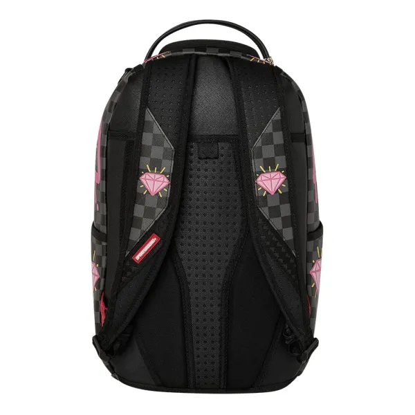 Sprayground Pink Panther Drippy Diamonds parte trasera