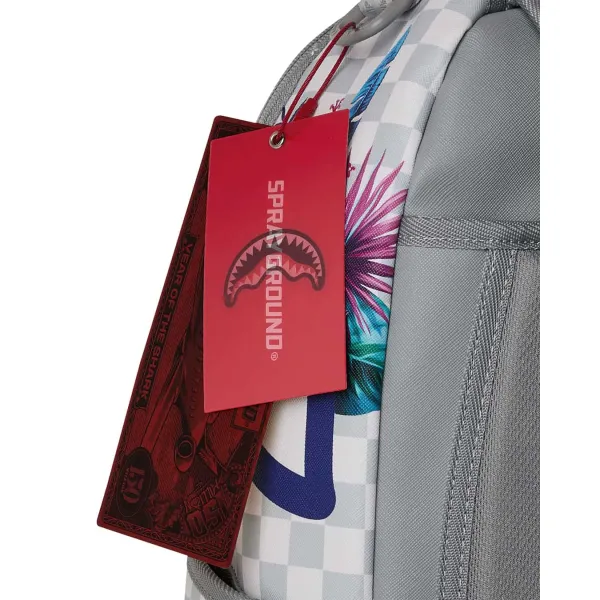 Sprayground Flowering Jungle Shark multicolor etiquetas