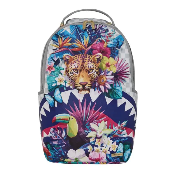 Sprayground Flowering Jungle Shark multicolor frontal