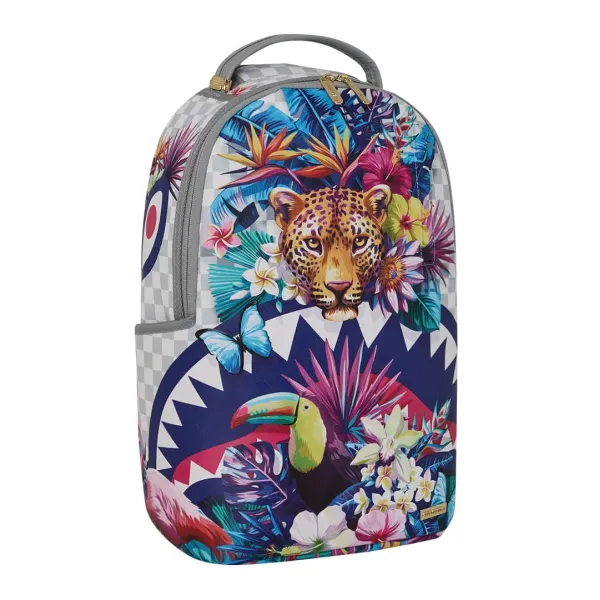 Sprayground Flowering Jungle Shark multicolor lateral 2