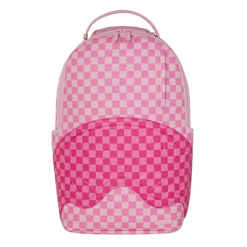 Sprayground Pink Sharks in Paris en rosa frontal