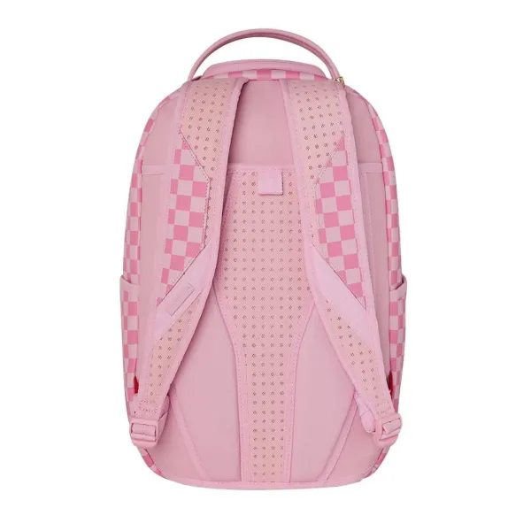 Sprayground Pink Sharks in Paris en rosa parte trasera
