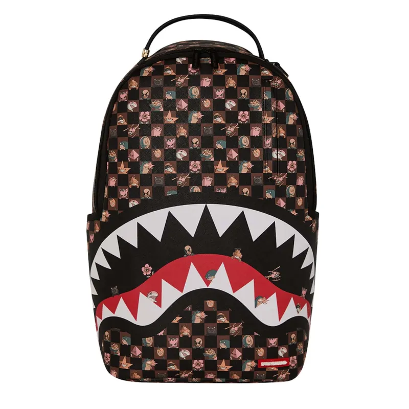 Mochila Sprayground Peeking Characters Remix frontal