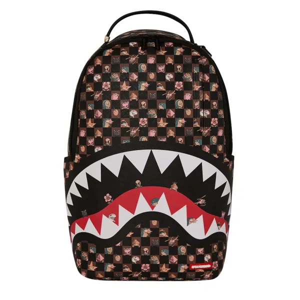 Mochila Sprayground Peeking Characters Remix frontal