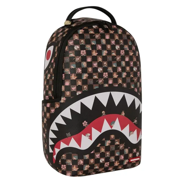 Mochila Sprayground Peeking Characters Remix lateral