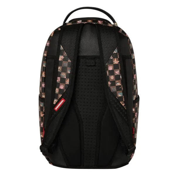 Mochila Sprayground Peeking Characters Remix parte trasera