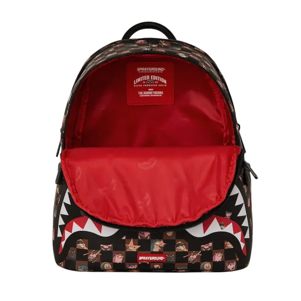 Mochila Sprayground Peeking Characters Remix Savage interior