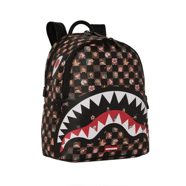 Mochila Sprayground Peeking Characters Remix Savage lateral