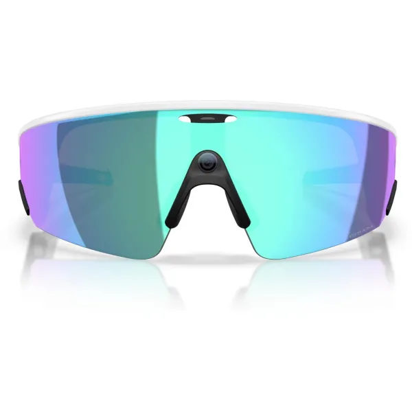Gafas inteligentes Oakley META Vanguard White Prizm Sapphire frontal