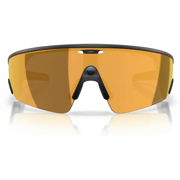 gafas inteligentes Oakley META IA Vanguard Black Prizm 24K Gold frontal