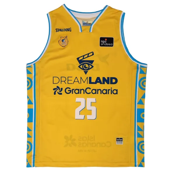 Camiseta Metu Gran Canaria amarilla frontal