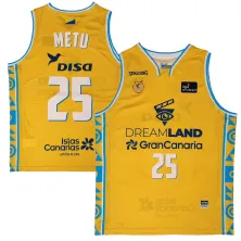 Camiseta Metu Gran Canaria amarilla ambos lados