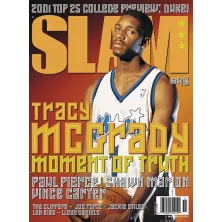 Camiseta Tracy Mcgrady Slam Cover Mitchell & Ness blanca