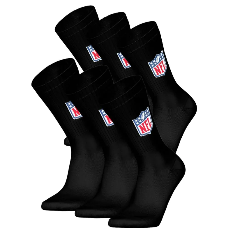 Calcetines NFL Pack 6 Pares color negro Oficiales