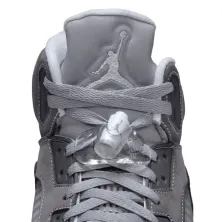 Air Jordan 5 Retro Wolf Grey bordado Air Jordan 5 Retro Wolf Grey bordado