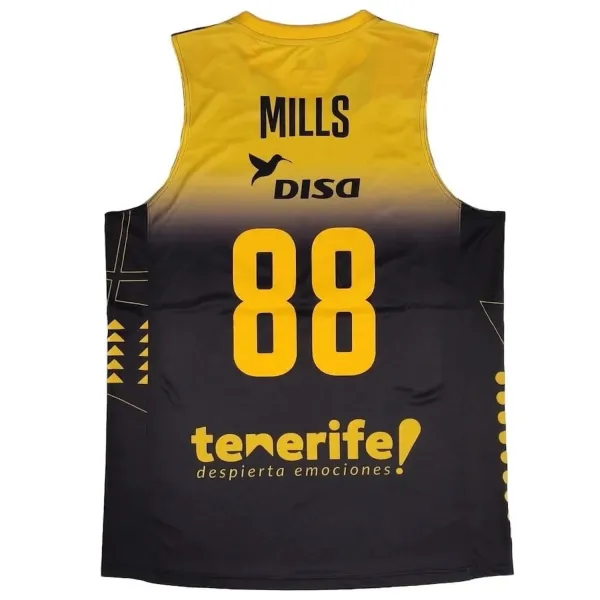 Camiseta Patty Mills La Laguna Tenerife negra trasera