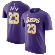 Camiseta Lebron James Lakers Name & Number Jordan Statement Edition