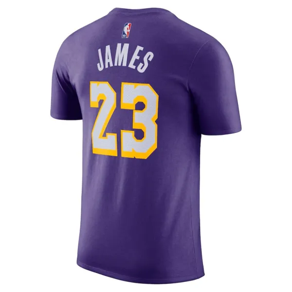 Camiseta Lebron James Lakers Name & Number Jordan Statement Edition