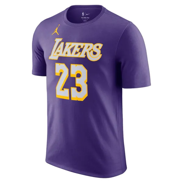 Camiseta Lebron James Lakers Name & Number Jordan Statement Edition