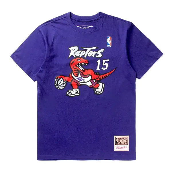 Camiseta Vince Carter Mitchell & Ness morada Camiseta Vince Carter Mitchell & Ness morada