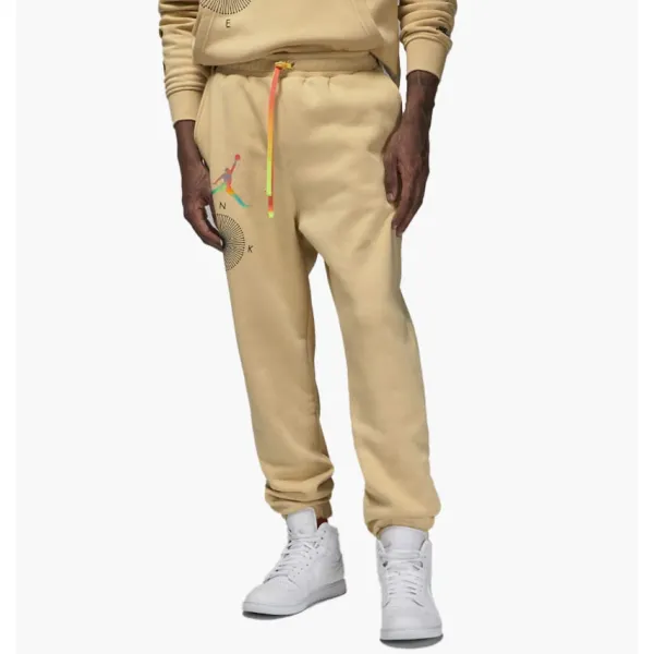 Pantalon largo Air Jordan Flight MVP beis modelo 2 Pantalon largo Air Jordan Flight MVP beis modelo 2
