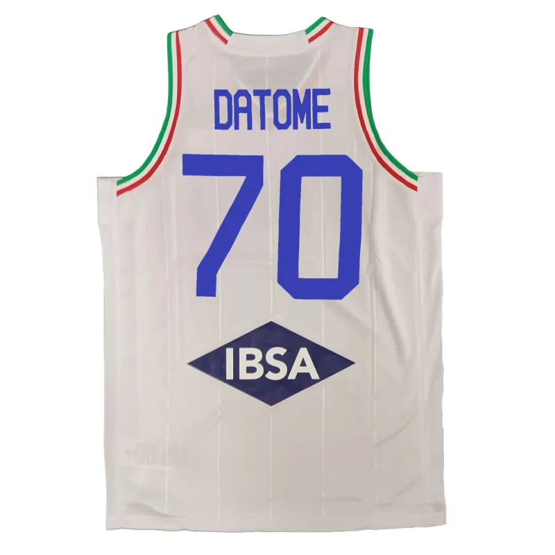 Camiseta Luigi Datome Seleccion Italiana de baloncesto blanca