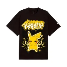 Camiseta Puma x Pokemon Pikachu Negra