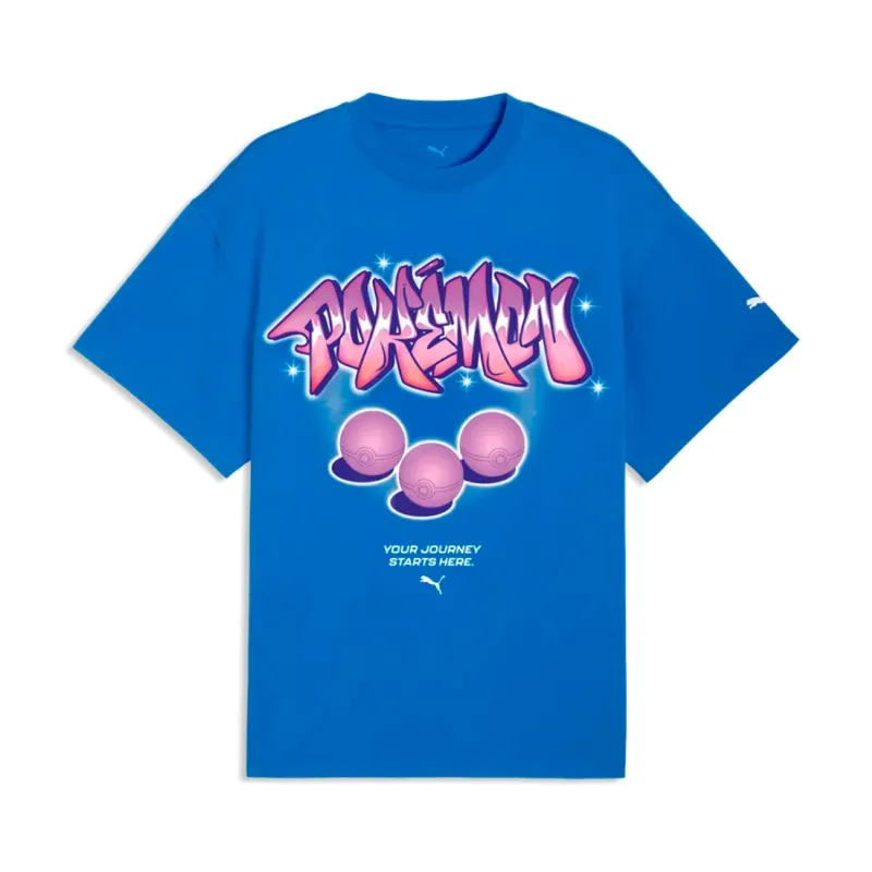 Camiseta Puma x Pokemon I Team Azul