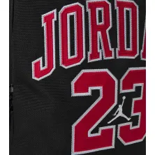 Mochila baloncesto Air Jordan "Jersey backpack" negra detalle bordado