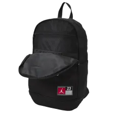 Mochila baloncesto Air Jordan "Jersey backpack" negra, interior