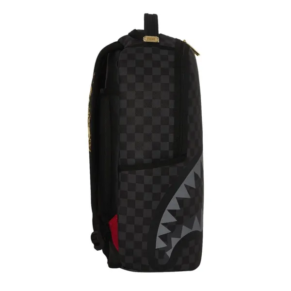 Mochila Sprayground Gold Floral original - foto lateral