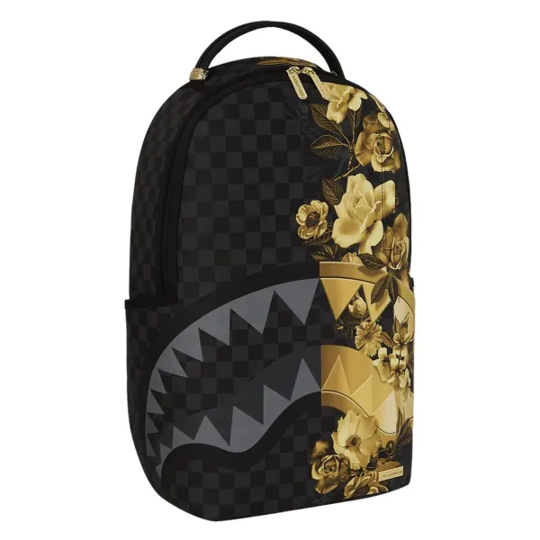 Mochila Sprayground Gold Floral original - foto ladeada