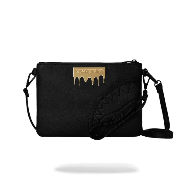 Bolso de mano Sprayground Gold Brick Luxe