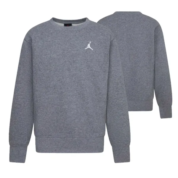 Sudadera Jordan Air Brooklyn Fleece Crew Junior en Gris