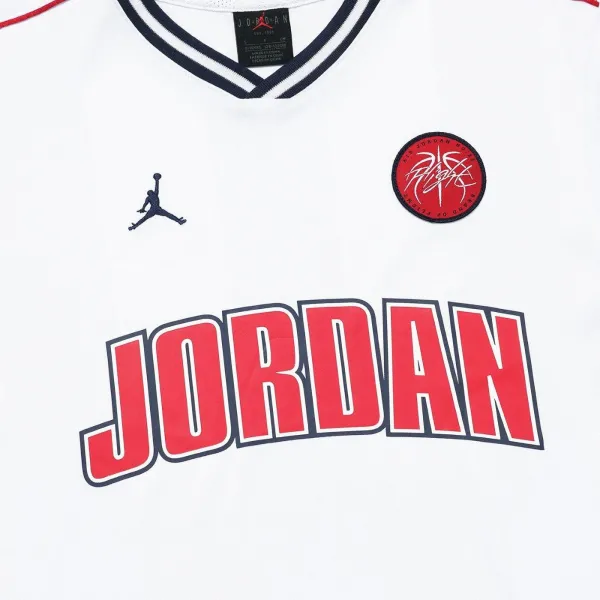 Camiseta Air Jordan Flight Sport Jersey Junior blanca