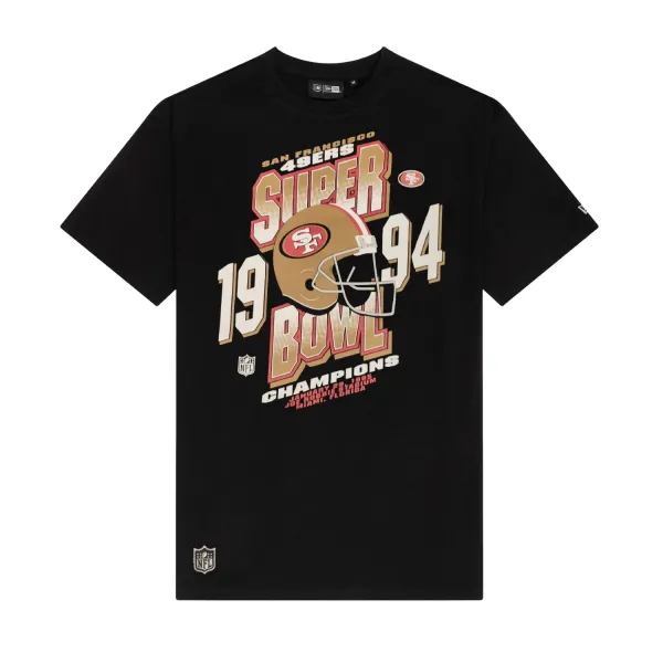 Camiseta manga corta New Era NFL 49ers Helmet Graphic