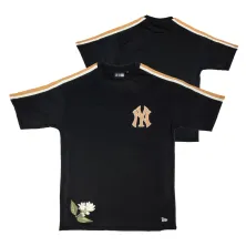 Camiseta Yankees Floral New Era - frontal doble